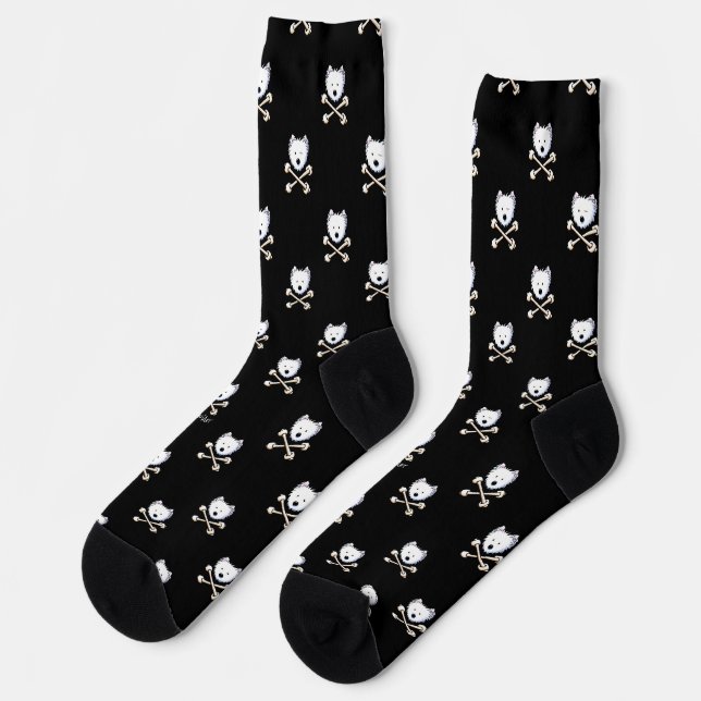 Chaussette KiniArt Torrid Crossbone Westie (Gauche)