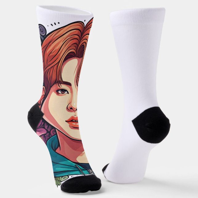 Chaussette kpop kpopfan kpopfanart kpopidol kpoplol kpoplol (Angulaire)
