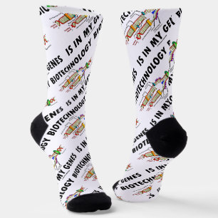 Chaussette La biotechnologie est dans mon Humour de réplicati