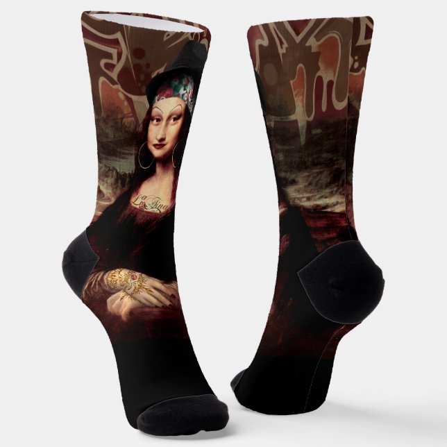 Chaussette La Chola Mona Lisa Mexicaine (Angulaire)