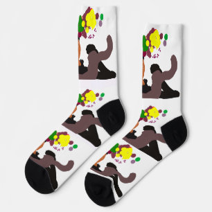 Chaussette La chouette aime la gentillesse