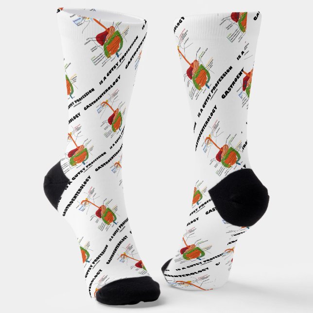 Chaussette La Gastroentérologie Est Une Profession Goutte (Angulaire)