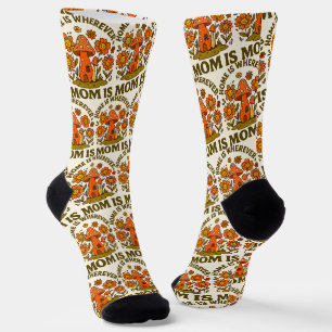 Chaussette La Maison Est Où Maman Est La Fête Des Mères