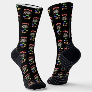 Chaussette La photographie plus réelle que la réalité