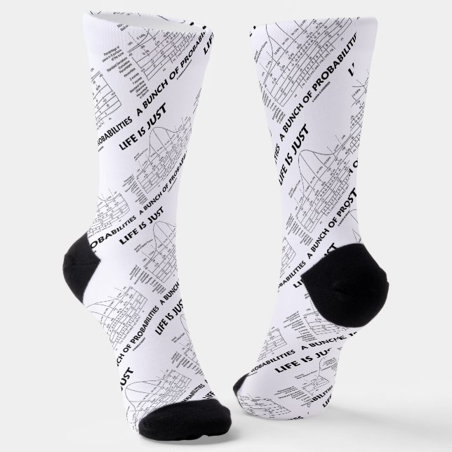 Chaussette La Vie N'Est Qu'Un Ensemble De Statistiques De Pro (Angulaire)