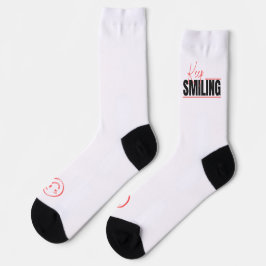 Chaussette Laisser continuer à sourire