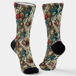 Chaussette L'Anarchie Arcane - Tapisserie victorienne gothiqu