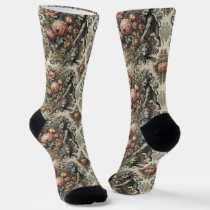Chaussette L'Arcane Apex - Tapisserie victorienne gothique