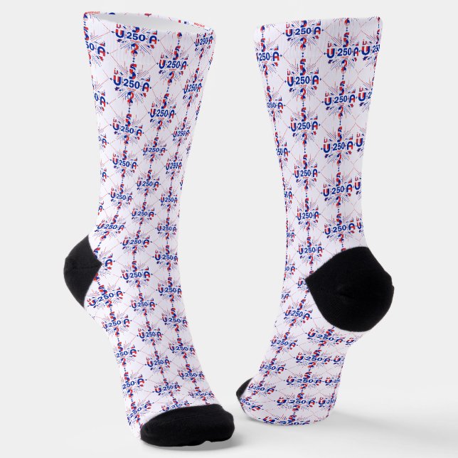 Chaussette le 250e anniversaire de l'Amérique (Angulaire)