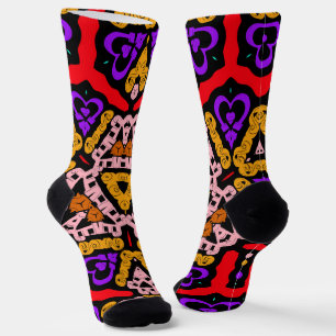 Chaussette le kaléidoscope de la vie