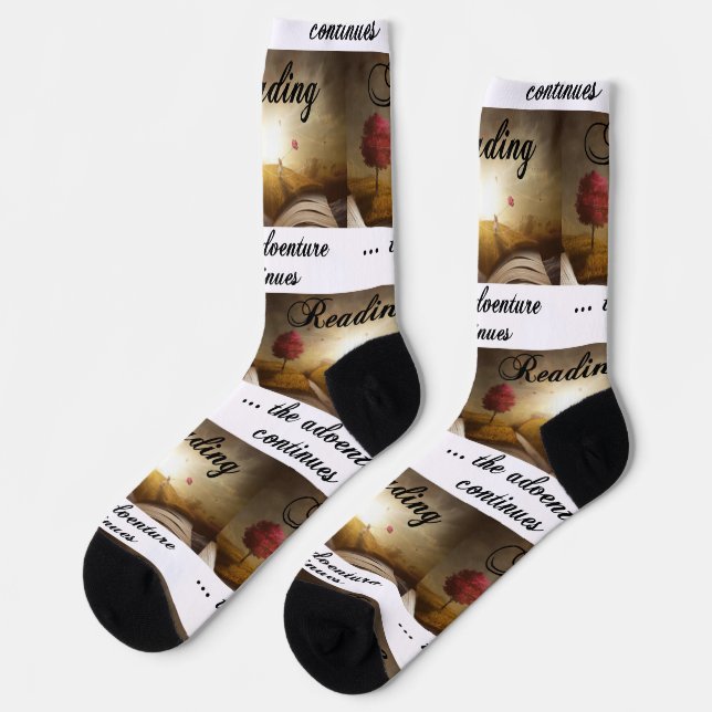 Chaussette Lecture, l'aventure continue (Gauche)