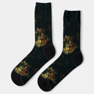 Chaussette L'enlèvement d'Europa par Rembrandt