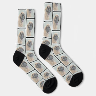Chaussette Léonberger Peinture Leo Cute Art original chien an