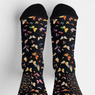 Chaussette Les 1000 Papillons Noirs