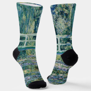 Chaussette Les Nymphéas et le Pont Japonais de Monet
