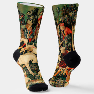 Chaussette Les Tapisseries Unicorne défendent la chasse