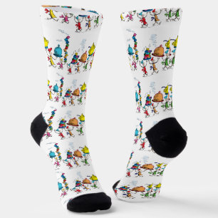 Chaussette Les Whos transportent le festin de Noël