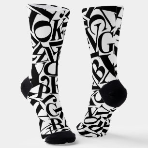 Chaussette Lettres alphabétiques