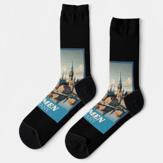 Chaussette Ligne aérienne Retro Bremen