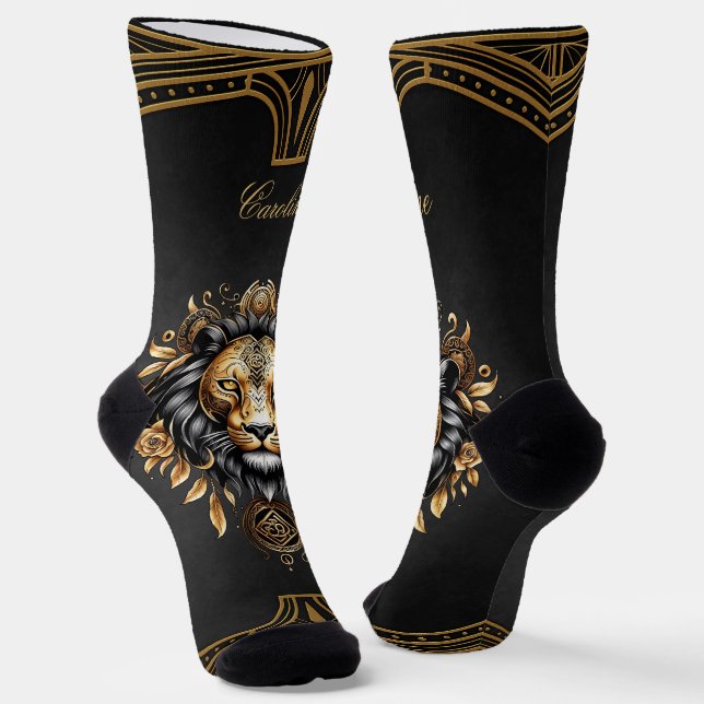 Chaussette Lion majestueux (Angulaire)