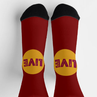 Chaussette Live & Let Live In Orbit Crew Chaussettes