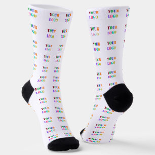 Chaussette Logo d'entreprise personnalisé Chaussettes d'entre