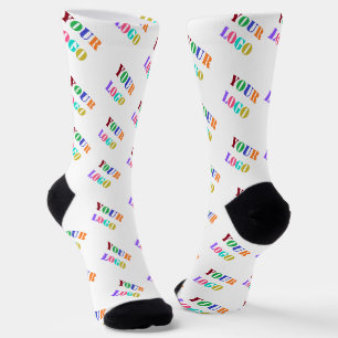 Chaussette Logo d'entreprise personnalisé ou prises photo Cho