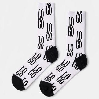 Chaussette Logo personnalisé d'entreprise ou d'affaires en mo