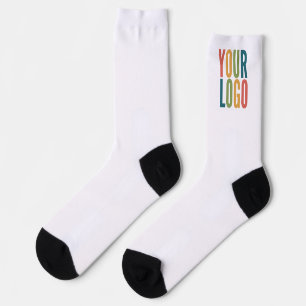 Chaussette Logo personnalisé ici Ajoutez votre propre desig
