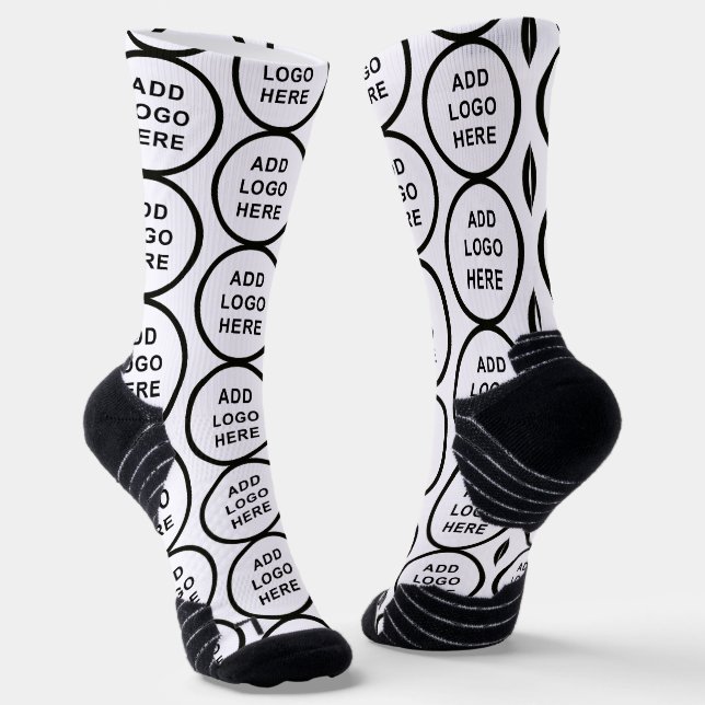 Chaussette Logo sur-impression personnalisée Photo Artwork Ti (Angulaire)