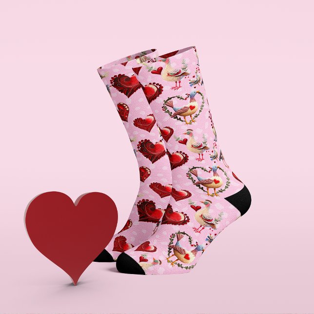 Chaussette LoveBirds (Créateur téléchargé)