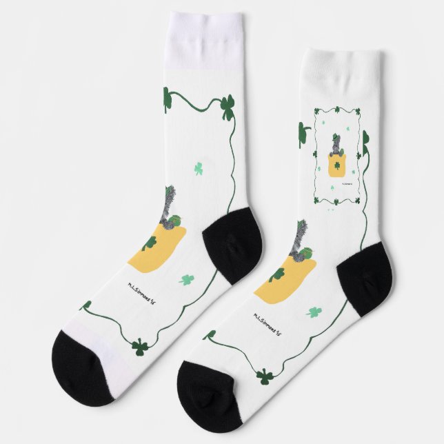 Chaussette Lucky Shamrock Scottie (Gauche)