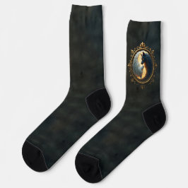 Chaussette Lunar Balance – Where Shadows Embrace the Light. 