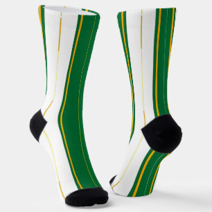 Chaussette Luxe Linge Moderne Green Gold Texture Collection
