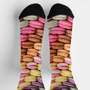 Chaussette Macarons Colorés Drôle