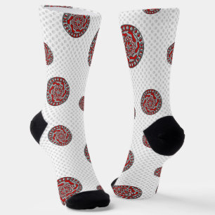 Chaussette Machines rouges