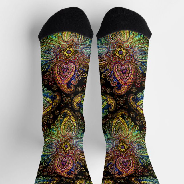 Chaussette Magique Merveilleux Paisley (Haut)