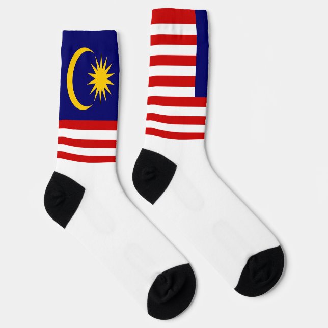 Chaussette Malaisie Drapeau patriotique de la National Pride  (Droite)