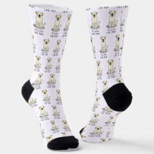 Chaussette Maman du laboratoire jaune (maman du Labrador Retr