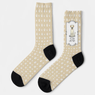 Chaussette Maman Lab jaune (Maman Labrador Retriever) Chien m