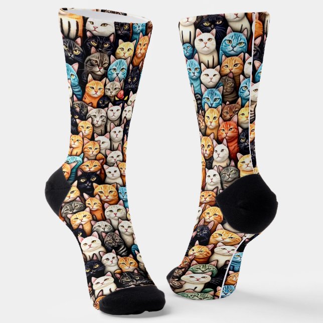 Chaussette Many Cats  (Angulaire)