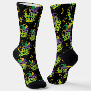Chaussette Mardi Gras festif