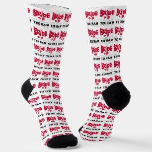 Chaussette Mariée Pour Être Yee Haw Bachelorette Chaussettes 