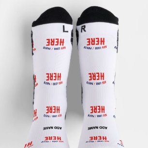 CHAUSSETTE MARQUE BLANCHE MODERNE ET PERSONNALISABLE VÉRIFIÉE