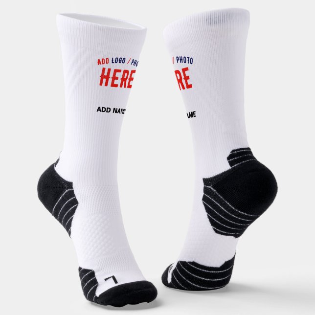 CHAUSSETTE MARQUE BLANCHE MODERNE ET PERSONNALISABLE VÉRIFIÉE (Angulaire)