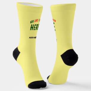 CHAUSSETTE MARQUE VÉRIFIÉE MODERNE ET MODERNE PASTEL JAUNE