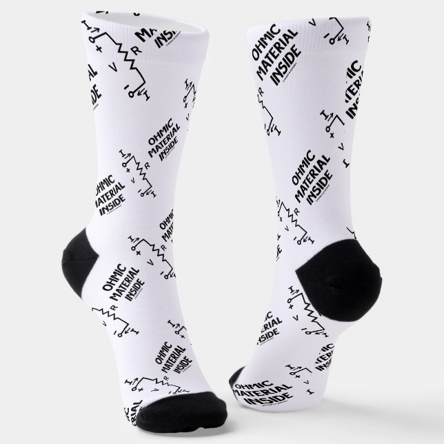 Chaussette Matériel ohmique à l'intérieur de l'Humour juridiq (Angulaire)
