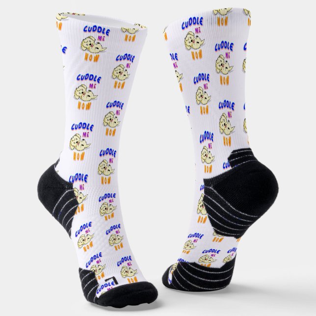 Chaussette Me câliner maintenant (Angulaire)