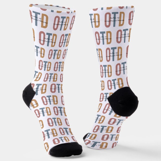 Chaussette Médecin de l'ergothérapie sur mesure (Angulaire)