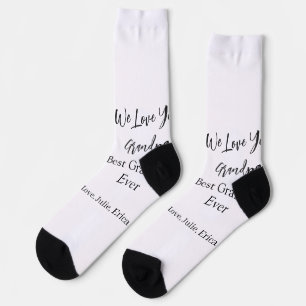 Chaussette meilleur grand-père toujours grands-parents cadeau